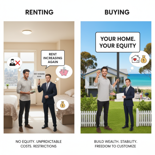 Is It Better to Buy a Home or Rent and Invest the Rest in Australia Buy a Home